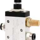 Baomain Pneumatic Air Hand Solenoid Valve 3 Way 2 Position Pneumatic Air Manual Control 1/4" PT 3R210-08