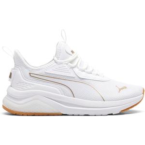 PUMA Womens Amplifier Sneaker, Womens White Womens Gold, 7.5