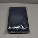 Amazon Basics Lightweight Pleated Bed Skirt, Fade Resistant, Wrinkle Resistant, Machine Washable, Queen, Navy Blue