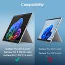 JETech Screen Protector for Surface Pro 11/10 (2024)/Pro 9 (2022) 13-Inch, 9H Tempered Glass Film, Support Surface Pen, HD Clear, 2-Pack