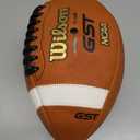 Wilson GST1003 Leather Game Football Factory Defect/Blemish - Official Size, Tan