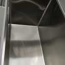 Yangbaga XXL Enclosed Stainless Steel Litter Box with Lid, Side Entry
