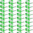 40 Pairs Rimless Star Sunglasses Bulk Wholesale Transparent Candy Color Star Glasses for Women Men Party Favors (Green)