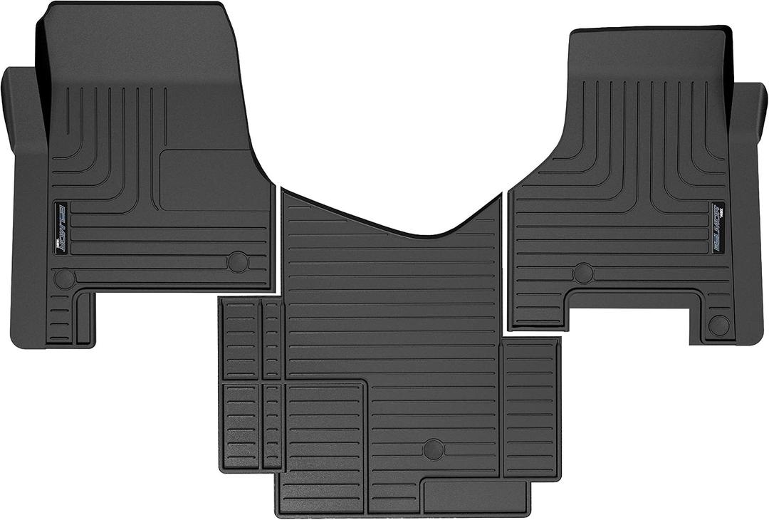 Belmor by Husky Floor Liners Fits 2008-2020 Freightliner Cascadia 113/125 with Automatic Transmission, BFM1001A-1