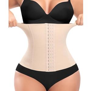 Werena Waist Trainer for Women Corset Shapewear Tummy Control Slimming Body Shaper Girdle Waist Cincher Postpartum Belly Band 2XL