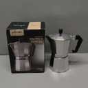 Primula Classic Stovetop Espresso and Coffee Maker, Moka Pot for Italian and Cuban Café Brewing, Greca Coffee Maker, Cafeteras, 6 Espresso Cups, Silver