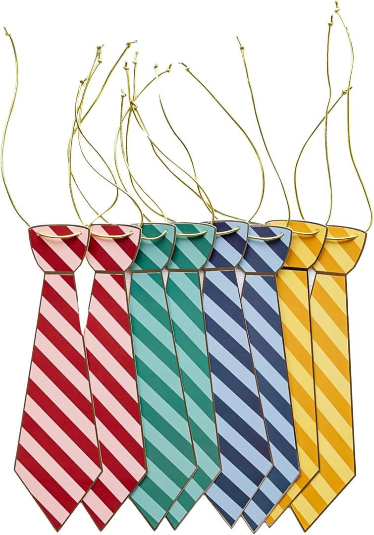 Harry Potter House Party Paper Ties | Hogwarts House Party Paper Ties | Harry Potter Party Supplies | Party Favors & Decorations | Gifts for Birthdays, Christmas, and Holidays | 8 Pack