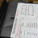 Shoe Rack 4 Tier Long Storage Organizer Wide Metal Shoe Shelf for Closet Entryway Black