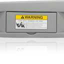 Left Driver Side Sun Visor Replacement Compatible with Honda Civic 2006 2007 2008 2009 2010 2011 Replaces# 83280-SNA-A01ZC Color Clear Gray