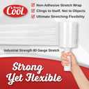 2 Pack Industrial Strength Mini Hand Stretch Wrap 5" 1000 Ft Roll 80 Gauge Thick, Shrink Wrap Roll for Moving Supplies, Furniture, Pallets, Plastic Wrap for Packing, Heavy Duty Stretch Film