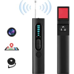 Hidden Camera Detectors, Anti-Spy Camera Finder RF Signal & WiFi Scanner Hidden Devices Detector for GPS Trackers,5 Levels Sensitivity 4 Modes,Signal Scanner for Hotels,Car, Office, Travel