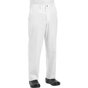 Chef Designs Men's Rk Cook Pant (32W x 30L, White)