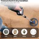 Bounty Hunter Junior Metal Detector for Kids, Lightweight & Adjustable Treasure Hunter with 6.5" Coil, Beep Alerts & Discrimination Mode, Beginner Detector for Ages 6+, Made in USA