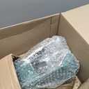 Decorative Ceramic Square Twisted Centerpiece Table Vase Set of 3, Green Large, Pink Medium, and Beige Small