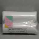 AAAAAcessories D-Shaped Chair Cushions, 2" Thick Dining Chair Pads with Ties and Removable, Machine-Washable Cover, 17" x 16", Set of 2, Natural Linen