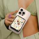 2 x Kidcube Phone Stand Compatible with Magsafe - Magnetic Stand Cell Phone Grip Finger Kickstand Slot Card Holder for Back of Phone Cute Flower Girly Kawaii Women Girls for iPhone 16/15/14/13/12 Series