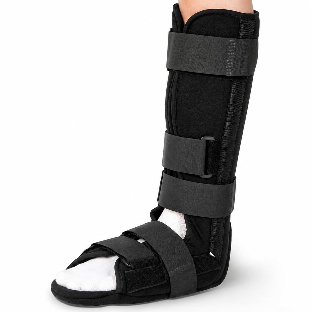 Unisex Foot Brace Night Splint, Solid Support, Cover Calf, Tibia Fibula Ankle Brace for Sleeping, Adjustable Tibia Fibula Ankle Protector for Ligament Sprain, Fracture Recovery Support, for Left/Right