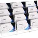 Business Acrylic Card Holder Display for Desk, 12 Slots 4 Tiers Multiple-Clear Acrylic Business Card Stand Set, Holds Approximately 600 Cards