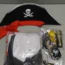 Cocojeci Pirate Costume Kids Boys Halloween Costume, Halloween Costumes for Boy, Toddler Pirate Costumes for Role Play Dress Up (5-7 Years)