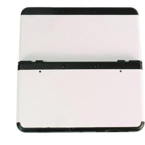 for New 3DS 2015 Version Front Back Faceplate Plates Upper & Back Battery Housing Shell Case Cover (White)