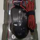 Redragon M602 Gaming Mouse, Ergonomic RGB Gaming Mouse Wired with 7200 Adjustable DPI, 9 Programmable Buttons, Professional Software for Gamer Office [Black]