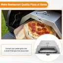Wood Fired Pizza Oven Attachment for Traeger, Pit Boss, Camp Chef, Green Mountain/GMG, Rec-Tec, Z Grills, Smokin Brothers Pellet Grills, Converts Pellet Grills Smoker to Outdoor Pizza Maker Accessory