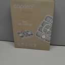 Caperci Snackle Box Container - Large 10-Compartment Divided Serving Tray with Lid and Handle, Built-in 2 Dip Containers, Dishwasher Safe, Leak-Proof, Wheat Straw, BPA-Free (White)