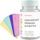Sensemory Love Capsules Messages in a Bottle, Letters Long Distance Relationships Gifts (50+), Valentine's Day Gifts for Wife, Husband, Boyfriend, Engaged Present for Couples (Long Distance (Blank))