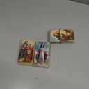 Skyygemm 240 Pcs Catholic Saint Prayer Cards Bulk Gifts Holy Cards Bookmarks Bulk 95cm with Catholic Saints and Prayers Assorted 20 Styles Set Inspirational Christian Gift for Women Men Kids Funeral