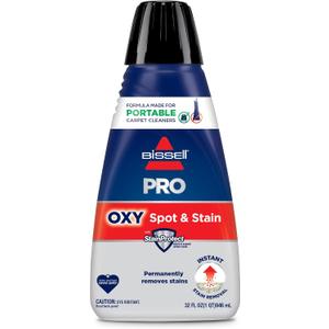 Bissell Professional Spot and Stain + Oxy Portable Machine Formula, 32 oz, Single, 32 Fl Oz