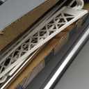 Hershii Tension Shelf Expandable Closet Organizer Adjustable Rod Heavy Duty Hanging Rail Rustproof DIY Storage Rack 4-Bar Extension with Gaskets for Garage Bathroom Kitchen Bedroom Wardrobe (65-110cm/25.59-43.30inches)