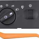 Headlight Switch for Ford F-250 F-350 F-450 F-550 Super Duty 2002 2003 2004 with Automatic Headlight and Fog Light