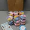 Capoda 18 Sets Easter Craft Kits Gifts for Kids Easter Air Dry Clay Kit Bunny Eggs DIY Modeling Clay with Tutorials Art Crafts for Kids Party Favors Basket Stuffers Classroom Prizes Fun Activities