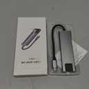 USB C Hub 9 in 1 Multiport Adapter w/Gigabit Ethernet,100W PD,4K@60Hz,2 USB 3.0,USB C 3.0 Data,SD/TF Card Reader,3.5mm Jack,Dongle Docking Station for MacBook iPad Pro iPhone 15 Steam Deck/Rog Ally (sliver)