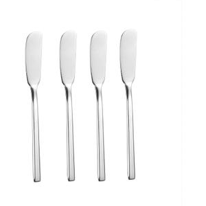IMEEA Butter Knife Stainless Steel Butter Knife Spreader 6.5-Inch Cheese Spreaders, Set of 4