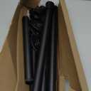 Livabber Industrial Pipe Clothes Rack, Heavy Duty Detachable Iron Garment Rack Wall Mounted, Rustic Saving Space Clothes Bar Multi-Purpose Hanging Rod for Bedroom, Closet, Black (60 Inch)