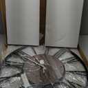 24 Inch Large Metal Wall Clock with Voice and Light Sensor Night Light, Glow in The Dark Non-Ticking Silent Battery Operated Decorative Oversized Wall Clock for Bedroom Living Room Decor (Dark Brown - Roman Numbers)