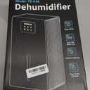 Dehumidifier, 1000 sq.ft Quiet Dehumidifiers for Home Bedroom Bathroom Basement, Grey