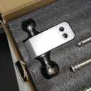 METOWARE Adjustable Trailer Hitch - Aluminum Tow Hitch Fits 2.5-Inch Receiver - Heavy Duty Drop Hitch with 8-Inch Drop/Rise for Truck (18,000 LBS GTW), Double Stainless Steel Locks & Hitch Pin