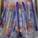 U-100 1ml 31 Gauge 5/16" Syringe, Individually Packed 100 PACK
