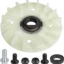 Mower Blade Bolt & Fan Hardware Kit for EGO Power+ 21" Mowers, Includes Drive Fan, Center Flange Bolt, Washers, Support Bolts & Lock Nuts, Replaces 3403110001-K 5640226002 5650705002 5630351002