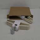 Amazon Basics Slim, Velvet, Non-Slip Suit Clothes Hangers, Ivory/Beige- Pack of 30