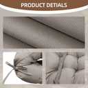 Adirondack Chair Cushions 50x21x4 in Set of 2, Beige