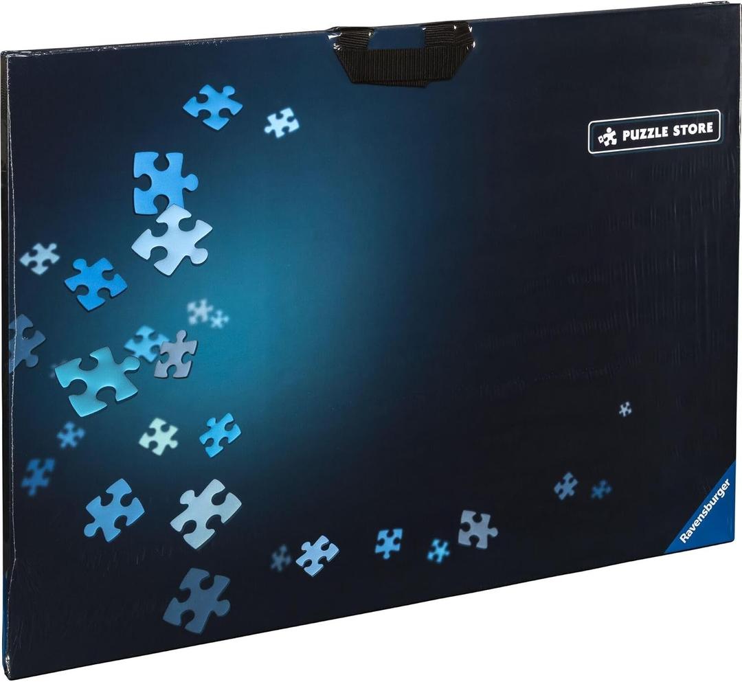 Ravensburger Puzzle-Store Storage System 17962 - Ideal for Puzzles up to 1000 Pieces | 28 x 20 inches | Secure Snap-Tight Closure | Convenient Transport Handles, 27 X 20