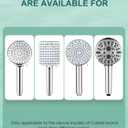 Cobbe 2 Pack Replacement Filters for Handheld Shower Head - Water Softener Filters Beads for Hard Water - Remove Chlorine - Reduces Dry Itchy Skin