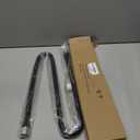 Stanbroil 1/2" OD x 3/8" ID 48" Non-Whistle Flexible Flex Gas Line Connector Kit for LP or NG Propane Fire Pit Hose and Fireplace