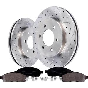 Front Brake Kits With Pads And Rotors Compatible With Ford F-150 2004-2008, For Lincoln Mark Lt 2006-2008 4.2l 4.6l 5.4l V6 V8 4wd 6-Lug