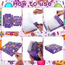 24 Pcs Purim Hamentaschen Cookies Box Shortbread Gift Boxes Basket Happy Purim Boxes for Event Home School Office Mom Dad Friends Gift Box Jewish Party Decorations