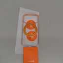 TORRAS 360 Magnetic Stand for iPhone 17 Pro Case, [Rotatable Sturdy Kickstand][Fit for MagSafe][4X Mil-Grade Shockproof] Slim Transparent Phone Cover, Camera Button, Clear Orange, Ostand O3 Fitness