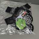 EXPAWLORER 6Pcs Anti-Slip Dog Socks to Prevent Licking Paws,Dog Shoes for Hot Pavement,Dog Booties Traction Control on Hardwood Floor,Boots & Paw Protectors, for Puppy Dogs (Grey) M